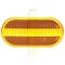Truck-Lite Signal-Stat, Oval, Yellow, Acrylic, Replacement Lens For Economy Mirrors 8933A - alternate 3